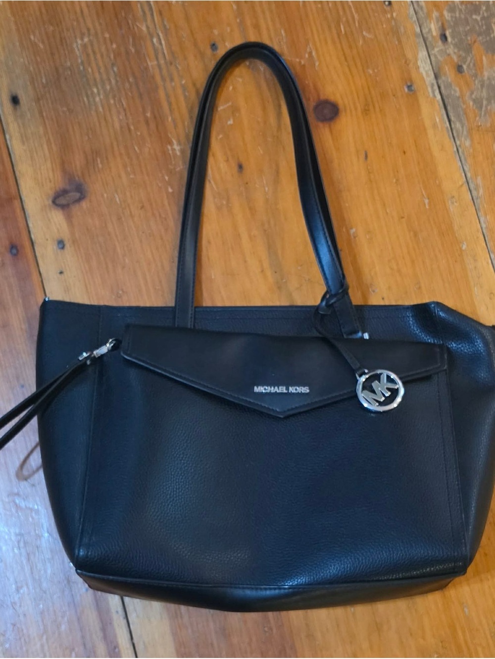 Michael Kors Maisie Large Pebbled Leather 3-in-1 Tote Bag Set